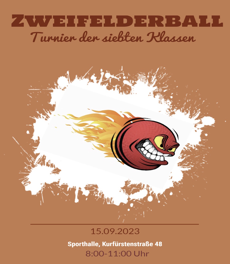 Zweifelderball Plakat